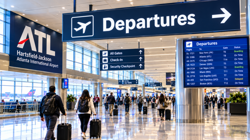 ATL Airport Departures – Atlanta Airport Departure & Check-In Guide