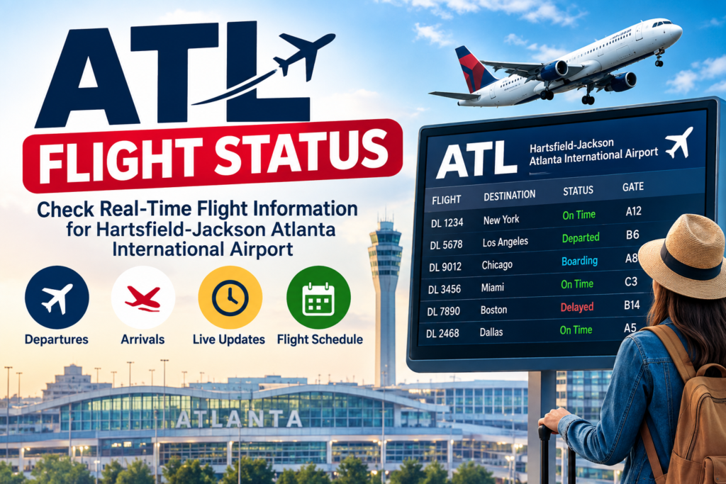 ATL Airport Flight Status – Atlanta Airport Arrivals & Departures Guide