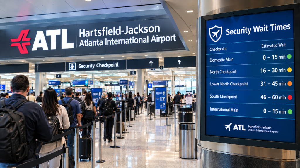 ATL Airport Security Wait Times: Complete Guide to TSA Lines at Atlanta Airport
