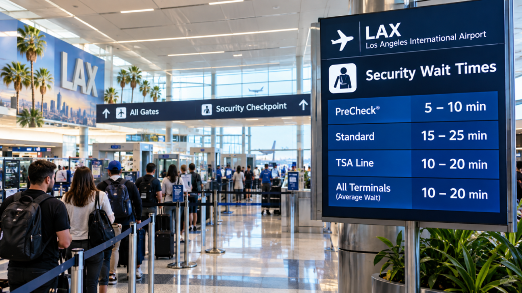 LAX Airport Security Wait Times – TSA Checkpoint Guide